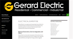 Desktop Screenshot of gerard-electric.com