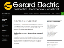 Tablet Screenshot of gerard-electric.com